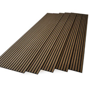 Light Series Smoked Oak FibroTech Acoustic Panels