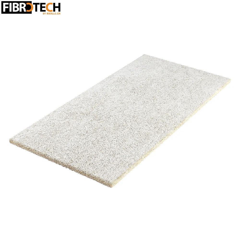3D Ηχομονωτικά Πάνελ Ξυλόμαλλου - Cement Basic - Fibrotech - “White” - 120cm x 60cm x 2.5cm (1838883)
