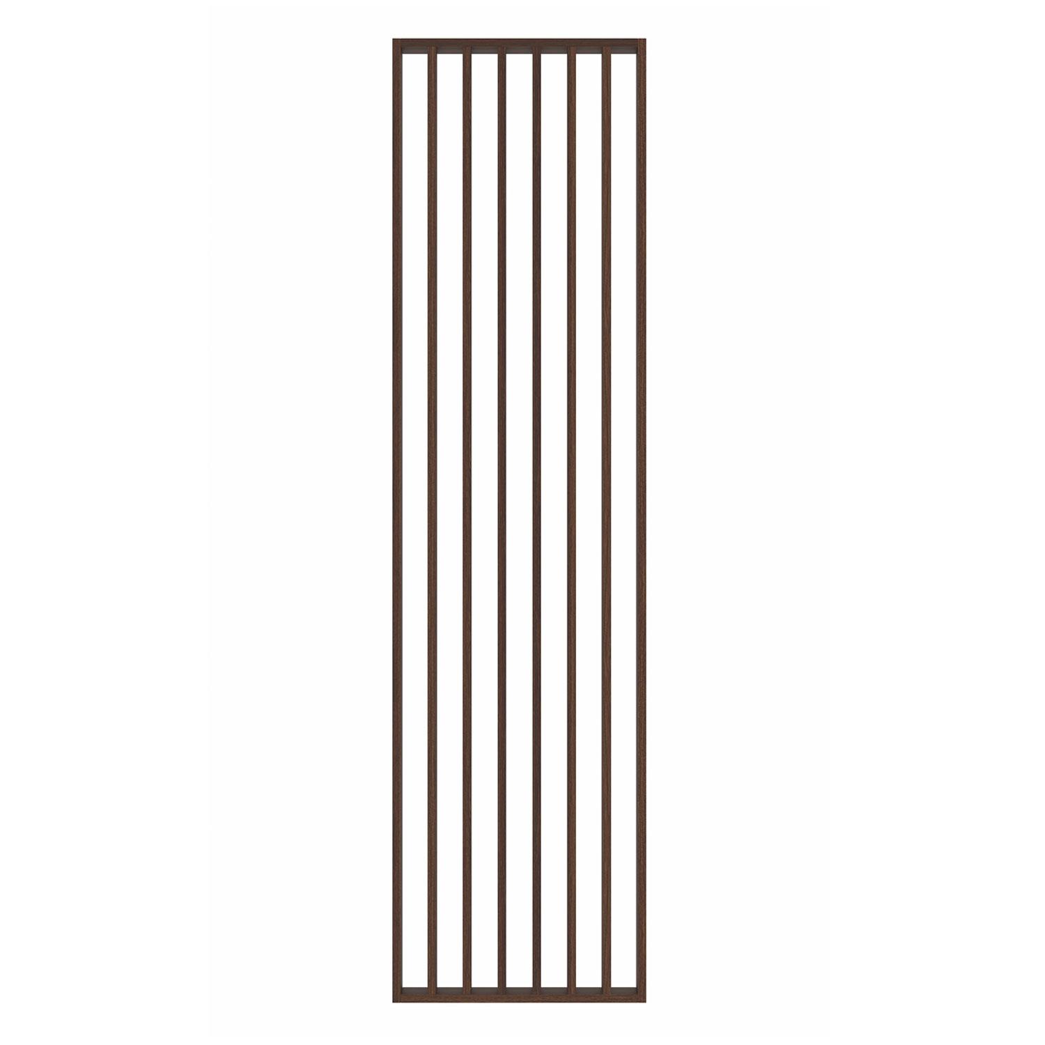 Ξύλινο Διαχωριστικό Δωματίου - 275cm x 58cm x 6.5cm - Brown Oak (SPW-190981)